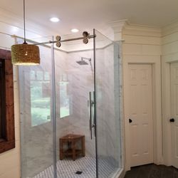 Hartwell Glass & Mirror - Frameless Slider