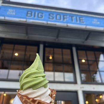 Big Softie - Macha and  oat vanilla ice cream yummy - Ice Cream & Frozen Yogurt Near Me - Atlanta, Georgia