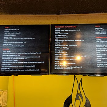 Man'oushe Express - Menu board - Pizza Near Me - Seattle, Washington Man'oushe Express - Menu board - Pizza Near Me - Seattle, Washington
