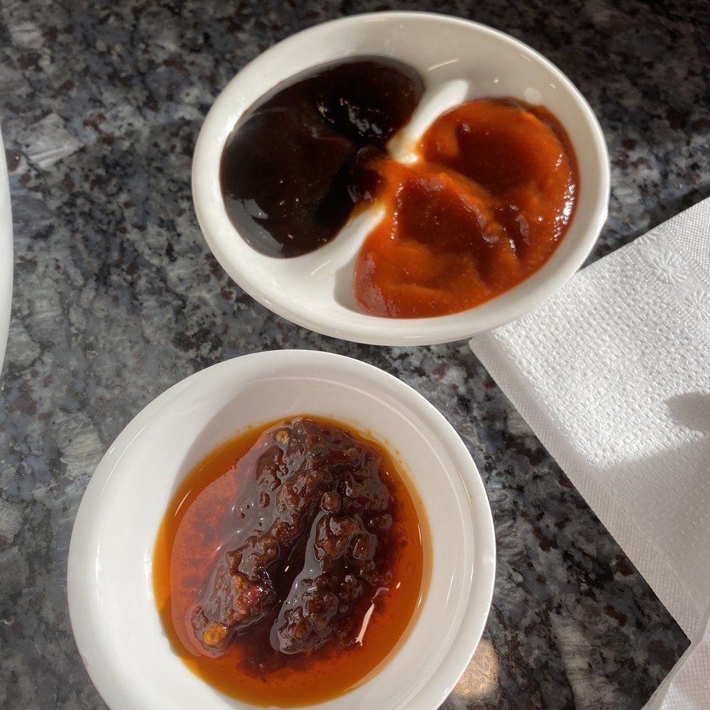 White Lotus Cafe - Chili oil or hot sauce is very good. Flavorful. - Vietnamese Near Me - Burnaby, British Columbia White Lotus Cafe - Chili oil or hot sauce is very good. Flavorful. - Vietnamese Near Me - Burnaby, British Columbia