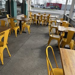 Outdoor covered seating