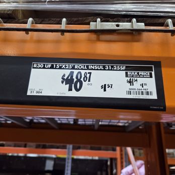 The Home Depot - Fiberglass Insulation Price & Bulk get Discounts:) - Hardware Stores Near Me - Beaumont, California