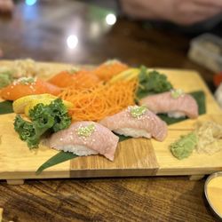 Konnichiwa - Otoro (fatty tuna) nigiri style- worth the price!