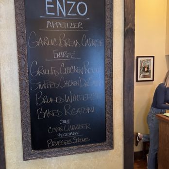 Trattoria Enzo - The specials board - Italian Near Me - Laporte, Indiana Trattoria Enzo - The specials board - Italian Near Me - Laporte, Indiana