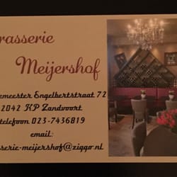 Brasserie Meijershof - Visitenkarte