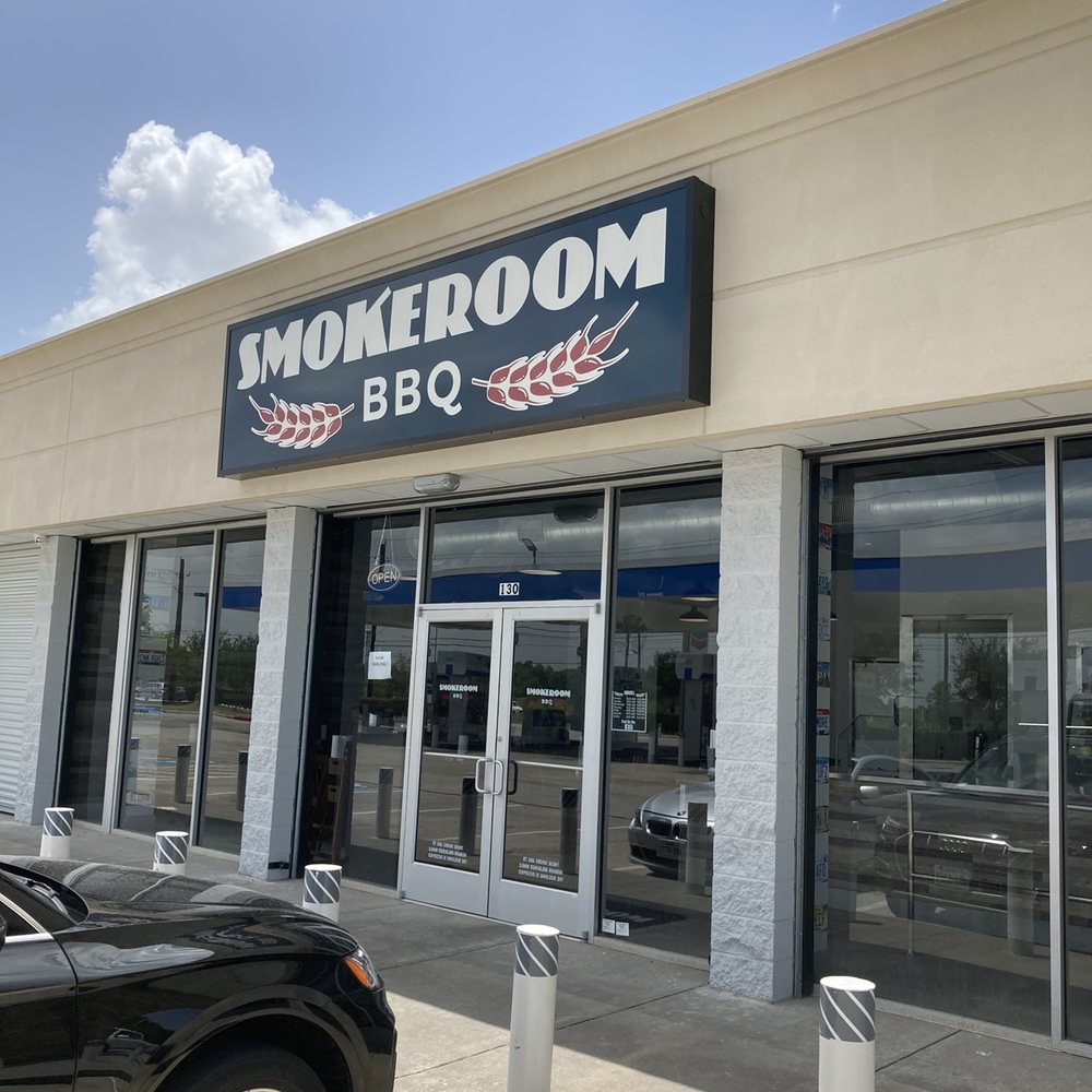 Smokeroom BBQ - the outside of the building - Barbeque Near Me - Houston, Texas