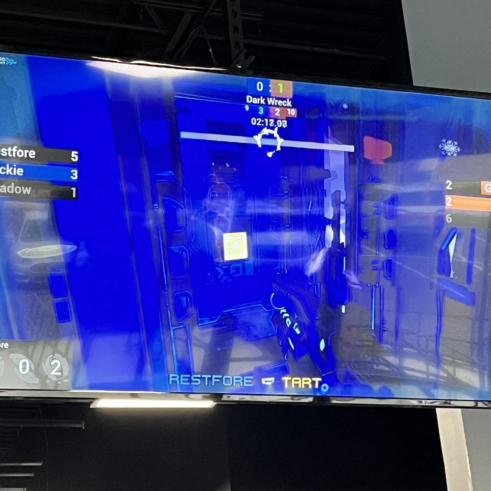 Zero Latency VR - San Antonio - As the game is being played, others can watch the action from a large screen so you don't miss any of the gameplay. - Virtual Reality Centers Near Me - San Antonio, Texas