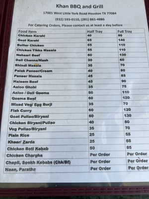 Menu photo 1 Khan BBQ & Grill Houston, TX Menu photo 1 Khan BBQ & Grill Houston, TX
