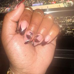 Lavish Nails & Spa - They did great! I got a gel overlay over my real nails and it came out super cute! Update: I broke a nail within the first week.