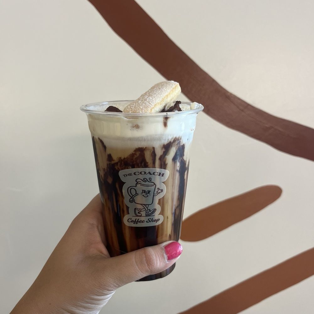 The Coach Coffee shop - Tiramisu latte 3 - Coffee & Tea Near Me - Cabazon, California The Coach Coffee shop - Tiramisu latte 3 - Coffee & Tea Near Me - Cabazon, California