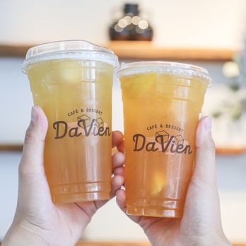 Da Vien Coffee - Peach Tea and Lychee Tea Food IG: @nomswithsabs - Desserts Near Me - Westminster, California Da Vien Coffee - Peach Tea and Lychee Tea Food IG: @nomswithsabs - Desserts Near Me - Westminster, California