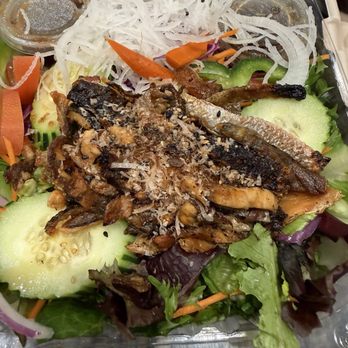 Tokoro sushi - salmon skin salad - Japanese Near Me - South Pasadena, California Tokoro sushi - salmon skin salad - Japanese Near Me - South Pasadena, California