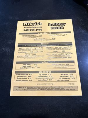 Menu photo 3 Nikola's Restaurant Southfield, MI Menu photo 3 Nikola's Restaurant Southfield, MI