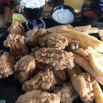 Goombays Grille & Raw Bar - Fried Oyster Platter. Awesome meal and exceptional service by Lucas. This place hits all marks.Always our favorite - Seafood Near Me - Kill Devil Hills, North Carolina
