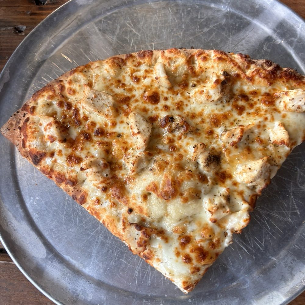 Bennie's Pizza Pub - Chicken Fontina Pizza   Slice - Pizza Near Me - Belleville, Illinois