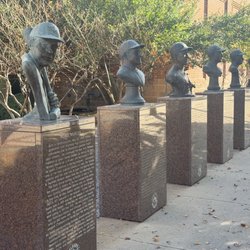 Row of busts
