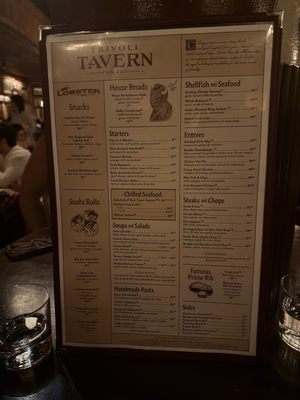 Menu photo 2 Trivoli Tavern Chicago, IL
