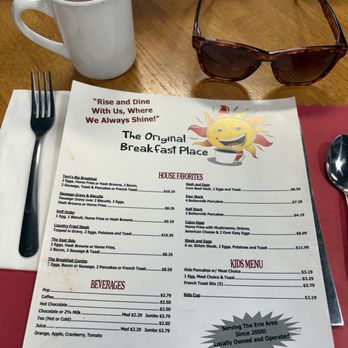 The Original Breakfast Place - Only picture I remembered to take. - Breakfast & Brunch Near Me - Erie, Pennsylvania The Original Breakfast Place - Only picture I remembered to take. - Breakfast & Brunch Near Me - Erie, Pennsylvania