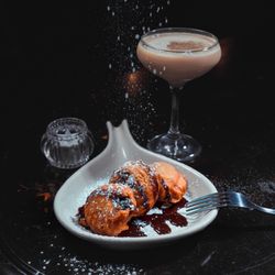 Lydia On H - Fried oreos, paired with a chocolate martini