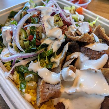 The Kebab Shop - The Box with Saffron Rice and Carved Lamb/Beef - Mediterranean Near Me - Austin, Texas The Kebab Shop - The Box with Saffron Rice and Carved Lamb/Beef - Mediterranean Near Me - Austin, Texas