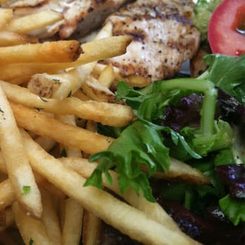 Celadon - Grilled mahi mahi sandwich w/remoulade sauce lettuce & tomato accompanied w/tarragon tossed shoestring fries - Seafood Near Me - Napa, California