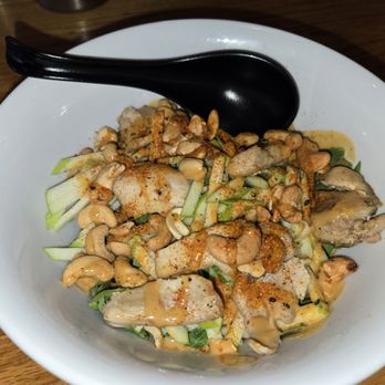 Uncle - Cold sesame noodles with chicken and apple slivers, outstanding! - Asian Fusion Near Me - Denver, Colorado Uncle - Cold sesame noodles with chicken and apple slivers, outstanding! - Asian Fusion Near Me - Denver, Colorado