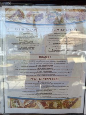 Menu photo 1 Kabab Burger Mediterranean Grill Lafayette, CA