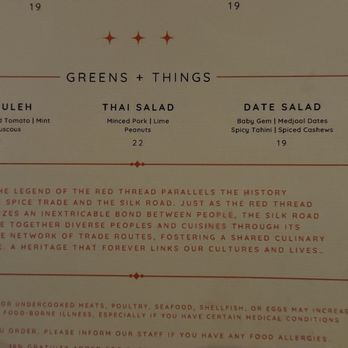 Red Thread - Menu - Cocktail Bars Near Me - St. Petersburg, Florida