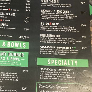 Hopdoddy Burger Bar - Menu - Burgers Near Me - Austin, Texas