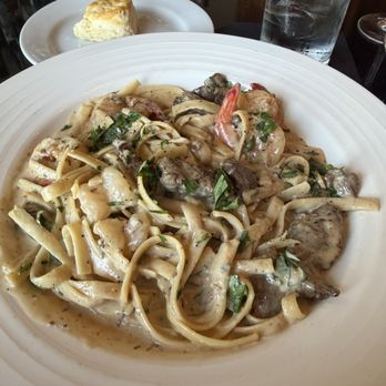 Vic's On the River - Blackened Medallions and Shrimp Linguini - Seafood Near Me - Savannah, Georgia Vic's On the River - Blackened Medallions and Shrimp Linguini - Seafood Near Me - Savannah, Georgia
