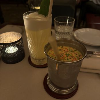 Gymkhana - Mango lassi and cocktail - Indian Near Me - London, XGL