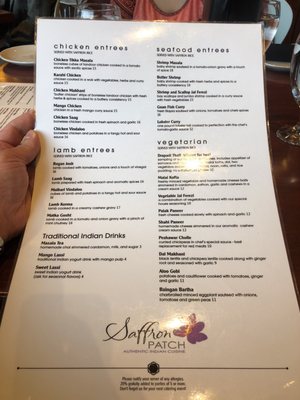 Menu photo 7 Saffron Patch Beachwood, OH