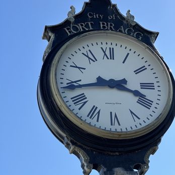 The Bakery - Fort Bragg downtown clock - Cannabis Dispensaries Near Me - Fort Bragg, California