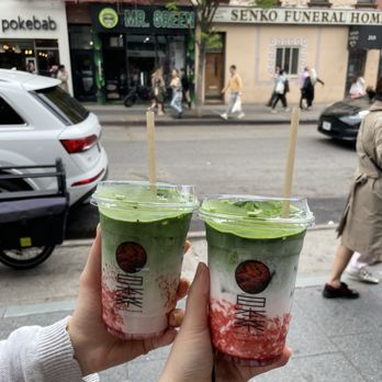 Nippon Cha - Iced strawberry matcha - Tea Rooms Near Me - Brooklyn, New York