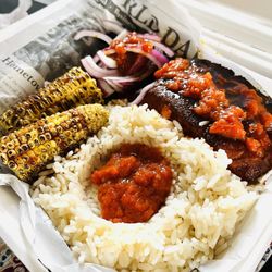 Spice Kitchen West African Grill - Salmon Suya Plate