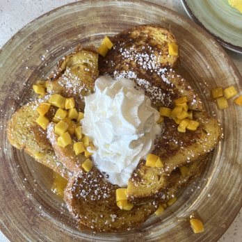 Yuca By Cedar - Caribbean French toast - loved the diced mangos and whipped cream - Breakfast & Brunch Near Me - Bellevue, Kentucky Yuca By Cedar - Caribbean French toast - loved the diced mangos and whipped cream - Breakfast & Brunch Near Me - Bellevue, Kentucky