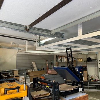 Good Garage - Worked around obstacles like garage door openers to fit as many racks as they could. - Home Organization Near Me