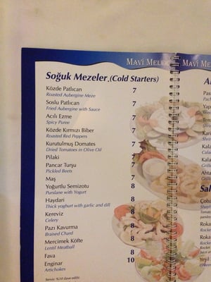 Menu photo 7 Mavi Melek Restaurant Istanbul, 34