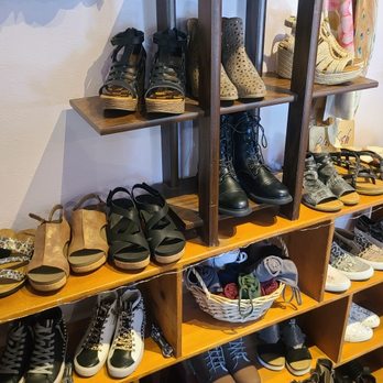 Unique Boutique - Shoe display! Coming in hot with amazing new styles! - Jewelry Near Me - Willits, California Unique Boutique - Shoe display! Coming in hot with amazing new styles! - Jewelry Near Me - Willits, California