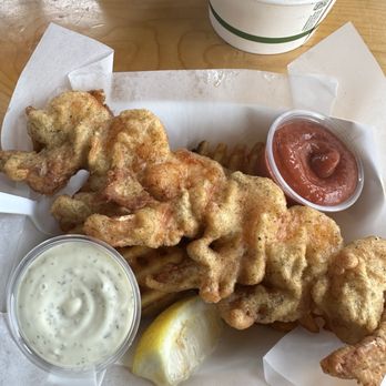 Boardwalk Fish & Chips - Shrimp basket - Seafood Near Me - Homer, Alaska