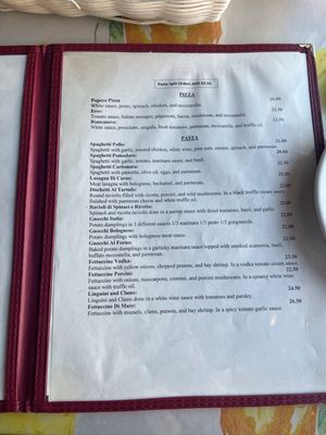 Menu photo 1 Caruso's Tuscan Cuisine Restaurant Capitola, CA Menu photo 1 Caruso's Tuscan Cuisine Restaurant Capitola, CA