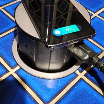 MH Electrical Services - Fast charging pad charger on top, multiple plugs and USB ports. - Electricians Near Me