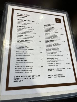 Menu photo 7 Dolce Caffe Reno, NV