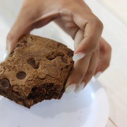 Rich chocolate chip brownie with a dense, fudgy texture. A dessert worth saving room for in San Antonio and New Braunfels.