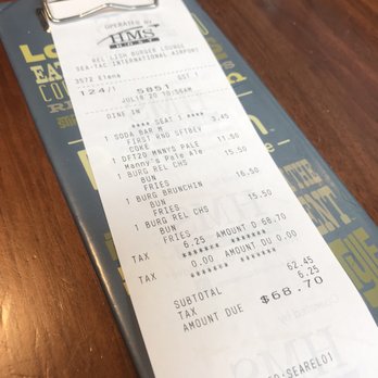 Rel'Lish Burger Lounge - Receipt - Lounges Near Me - SeaTac, Washington Rel'Lish Burger Lounge - Receipt - Lounges Near Me - SeaTac, Washington