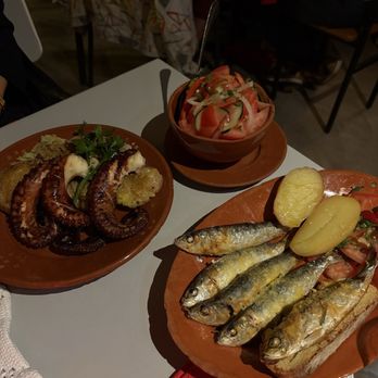 Altar Restautant LX - Fish, Octopus, Tomato Salad - Portuguese Near Me - Lisbon, 11