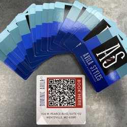 Avila Styles Barbershop - Business Card Information
