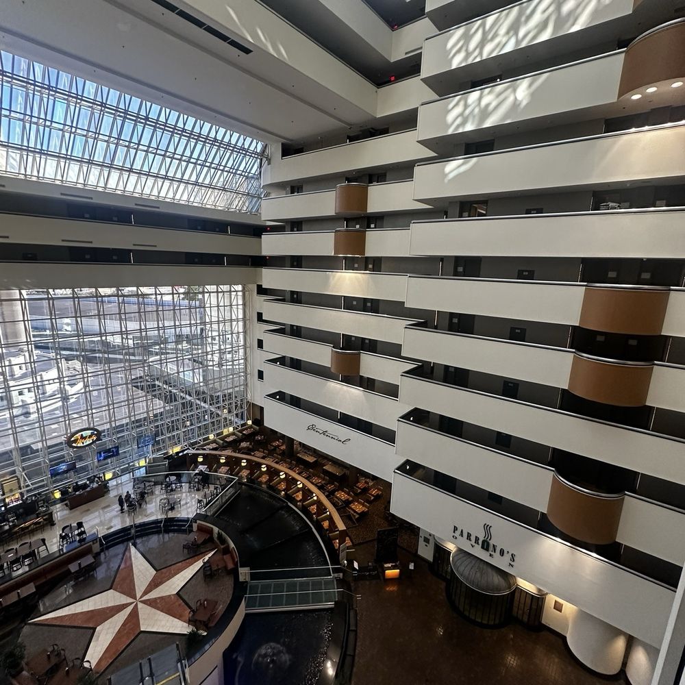 The atrium The atrium