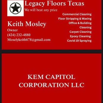 Legacy Epoxy Flooring - KEM CAPITAL CORPORATION LLC / certified floor tech since 2011 - Flooring Near Me - Frisco, Texas Legacy Epoxy Flooring - KEM CAPITAL CORPORATION LLC / certified floor tech since 2011 - Flooring Near Me - Frisco, Texas