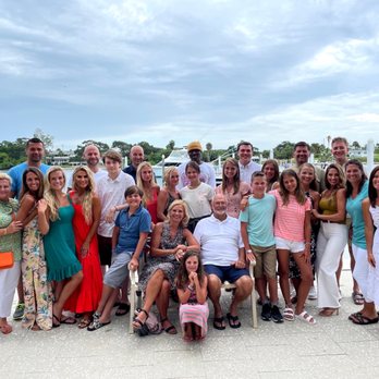 U-Tiki Beach - Family photo near the dock - Seafood Near Me - Jupiter, Florida U-Tiki Beach - Family photo near the dock - Seafood Near Me - Jupiter, Florida